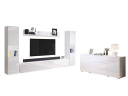 Olohuonesetti Sarasota 133 (Valkoinen + Kiiltävä valkoinen)