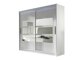 Vaatekaappi Closico Pallor III (Valkoinen)