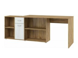 Kulmapöytä Gilroy 113 (Craft tammi + Craft-valkoinen)