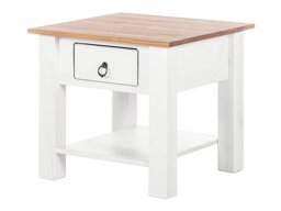 Sivupöytä Denton 121 (Valkoinen + Hunajatammi)