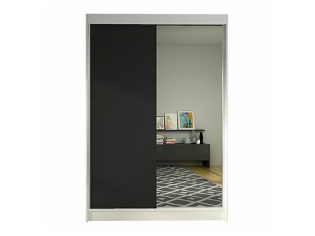 Wardrobe Closico Salvor I (White + Black)