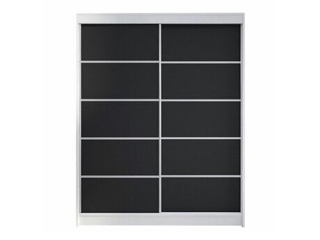 Wardrobe Closico Vastor IV (White + Black)