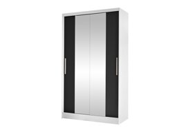 Vaatekaappi Closico Structor II (Valkoinen + Musta)