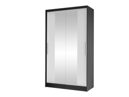 Vaatekaappi Closico Structor II (Musta + Valkoinen)
