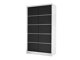 Vaatekaappi Closico Fractor IV (Valkoinen + Musta)