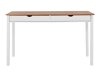 Työpöytä Denton 134 (Valkoinen + Vaalea puu)