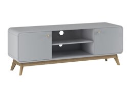 TV-taso Elbtena 107 (Harmaa + Tammi)