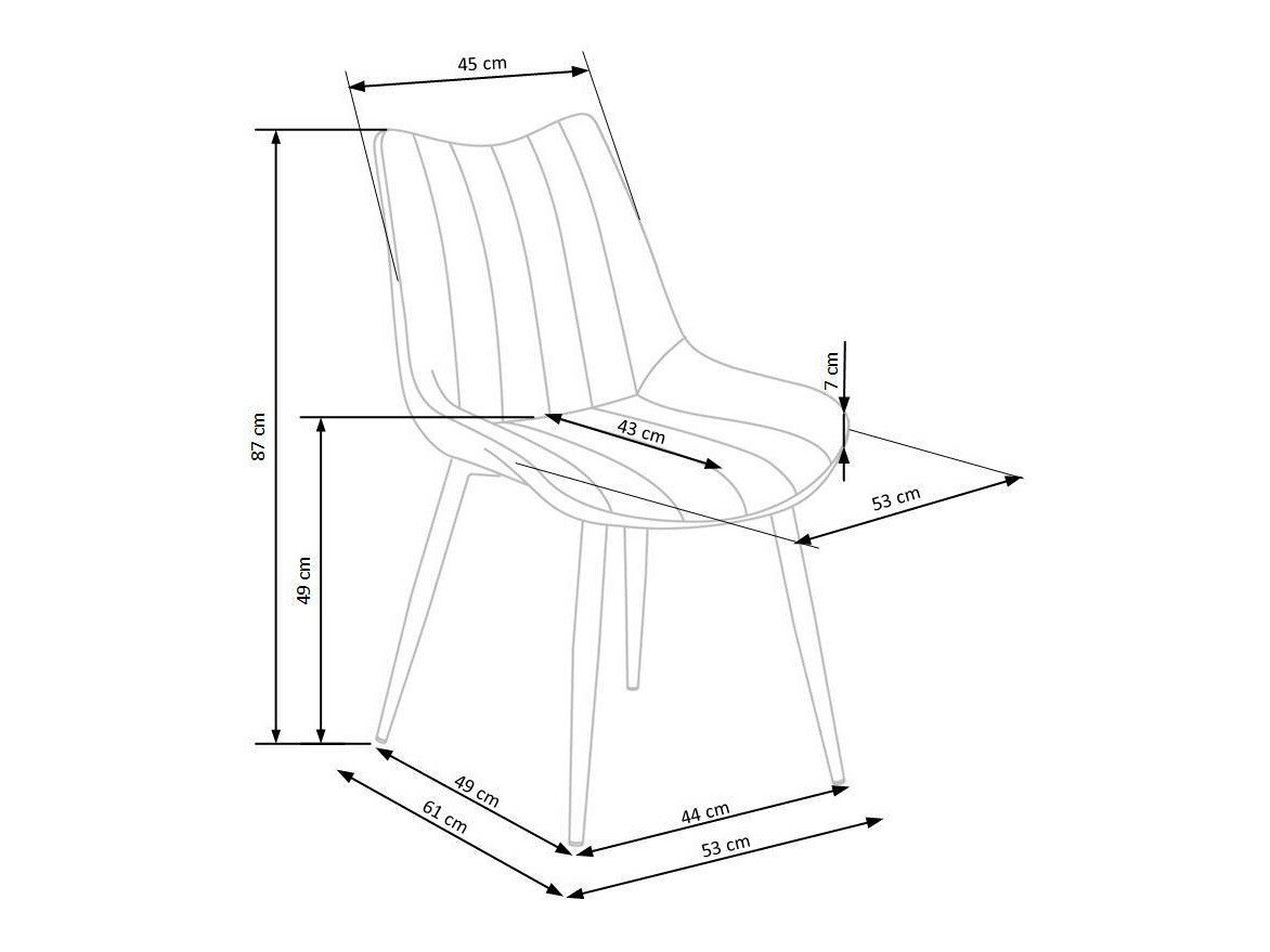 Tuoli Houston 883 (Harmaa + Musta)