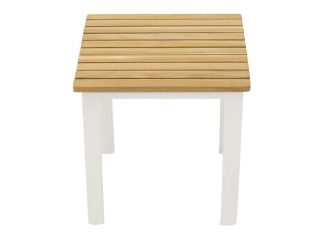 Outdoor coffee table Dallas 733 (Light wood + White)