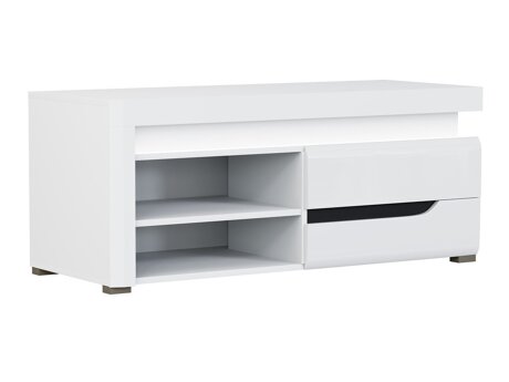 TV-taso Revelmi 100 (Kiiltävä valkoinen + Valkoinen)