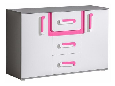 Lipasto Levtala 107 (Antrasiitti + Valkoinen + Pinkki)