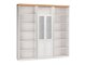 Hyllysetti Saltoro 113 (Valkoinen + Hunajatammi)