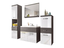 Kylpyhuonesetti Sarasota 109 (Bodega + Kiiltävä valkoinen)