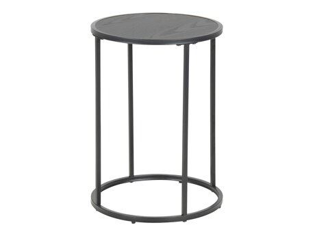 Side table Norsica Sevferi 118 (Black ash + Black)