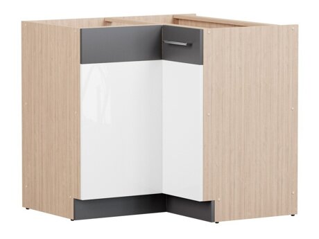 Modulaarinen kulmakaappi Mode White 118