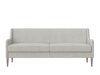 Sohva Tulsa 708 (Vaaleanharmaa + Hopea)