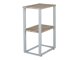 Side table Dallas 3219 (Grey + Light brown)