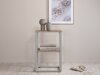 Side table Dallas 3219 (Grey + Light brown)