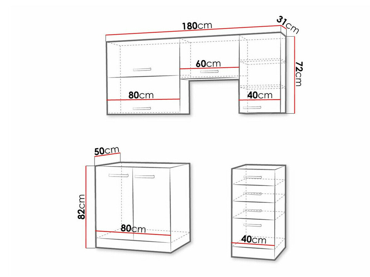 Moduulikeittiöryhmä Multi Grey 125