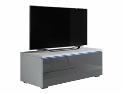 TV-taso Uva VI (Valkoinen + Kiiltävä harmaa)