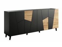 Senkki Charlotte 180 (Musta + Craft tammi)