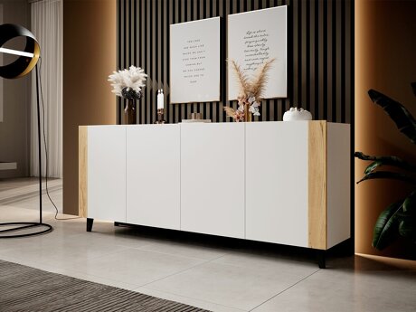 Senkki Charlotte 183 (Valkoinen + Craft tammi)