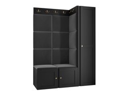 Eteissetti Hartford 377 (Musta)