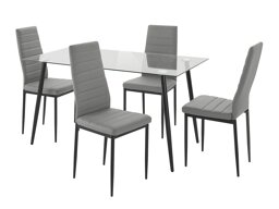 Ruokailuryhmä Denton 1081 (Harmaa)
