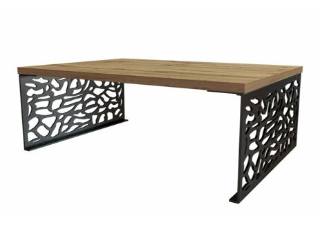 Coffee table Germantown 107 (Oak + Matte black)
