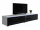 TV stand Hortus (White + Glossy black)