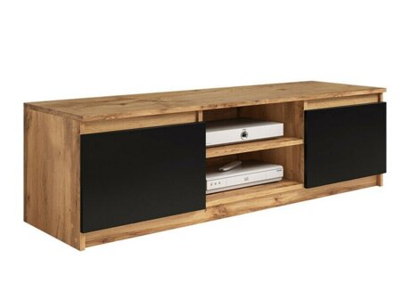 TV stand Sarasota 139 (Wotan Oak + Graphite)