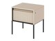 Bedside table Fernolu 111 (Beige + Black)