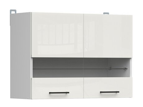 Modulaarinen seinäkaappi Line White 107