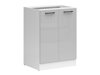 Modulaarinen kaappi ovilla Line Grey 114