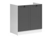 Modulaarinen allaskaappi ovilla Classic Grey 115