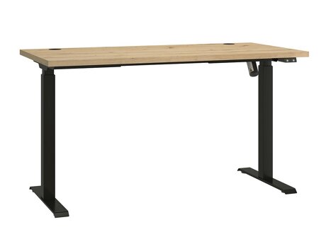 Korkeussäädettävä työpöytä Tucson 171 (Artisaanitammi + Mattamusta)