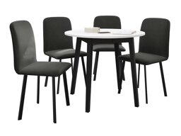 Ruokailuryhmä Edmond 119 (Valkoinen + Musta)