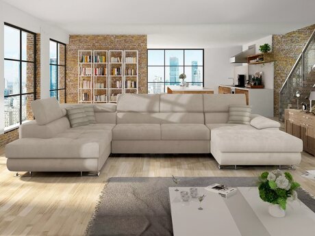 Kulmasohva Comfivo Ruta IV (Uttario Velvet 2979 + Senegal 825)