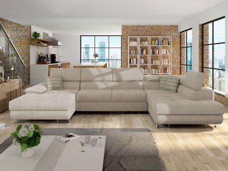 Kulmasohva Comfivo Ruta IV (Uttario Velvet 2979 + Senegal 825)