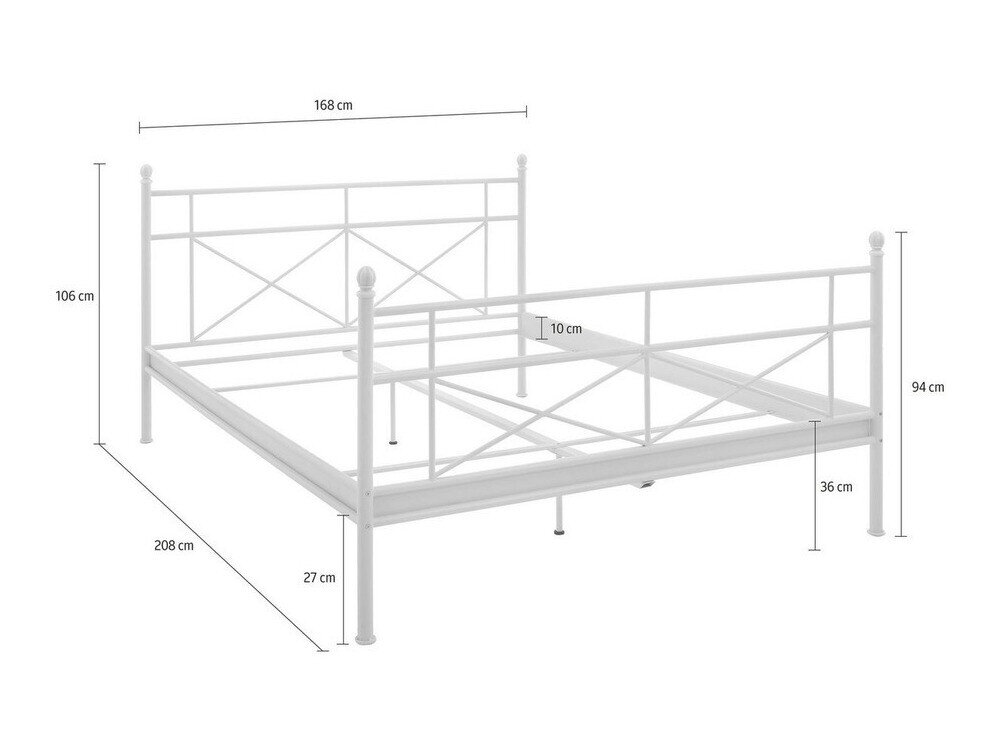 Sänky Denton 153 (Valkoinen)