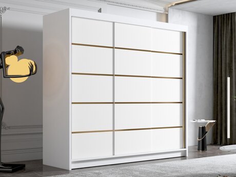 Wardrobe Closico Plenor VI (White)