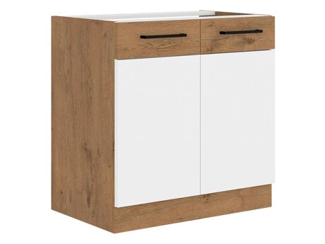 Modulaarinen kaappi ovilla Wood White 110