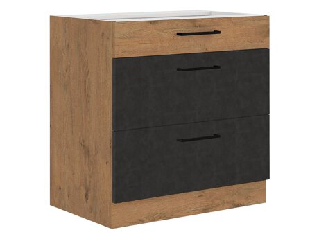 Modulaarinen kaappi vetolaatikoilla Wood Grey 123