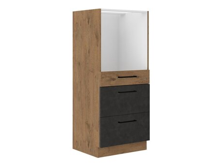 Modulaarinen kaappi sisäänrakennetuille laitteille Wood Grey 102