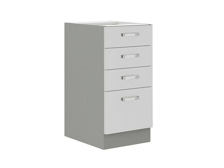 Modulaarinen kaappi vetolaatikoilla Multi White 122