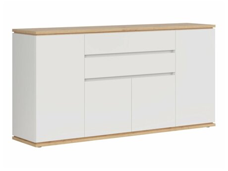 Chest of drawers Cirfelo 101 (White + Artisan oak)