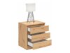 Bedside table Nolalo 101 (Artisan oak)