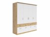 Wardrobe Boston 537 (Artisan oak + White)