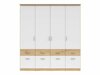 Wardrobe Boston 537 (Artisan oak + White)