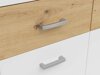 Wardrobe Boston 537 (Artisan oak + White)